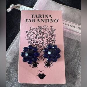 Tarina Tarantino Swarovski flower studs